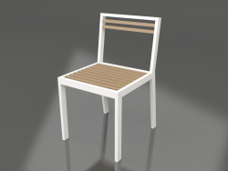 Chaise de salle à manger (Blanc)