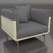 3d model Armchair (Gold) - preview