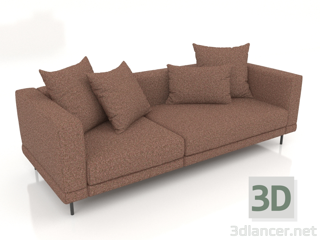 3D Modell Sofa Carol-2 asymmetrisch (Bengasi 10) - Vorschau