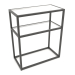 3d model Rectangular cabinet (GLASS, 60x30x70) - preview