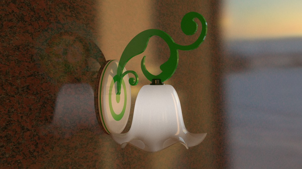 3d model Wall lamp - preview