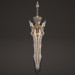 modello 3D di Fantasy sword_3 / Match fentezi_3 comprare - rendering