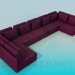 modèle 3D Canapé - preview