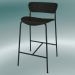 3d model Bar stool Pavilion (AV7, H 85cm, 48х50cm, Walnut) - preview