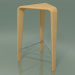 modèle 3D Tabouret 3801 (H 64 cm, chêne naturel) - preview