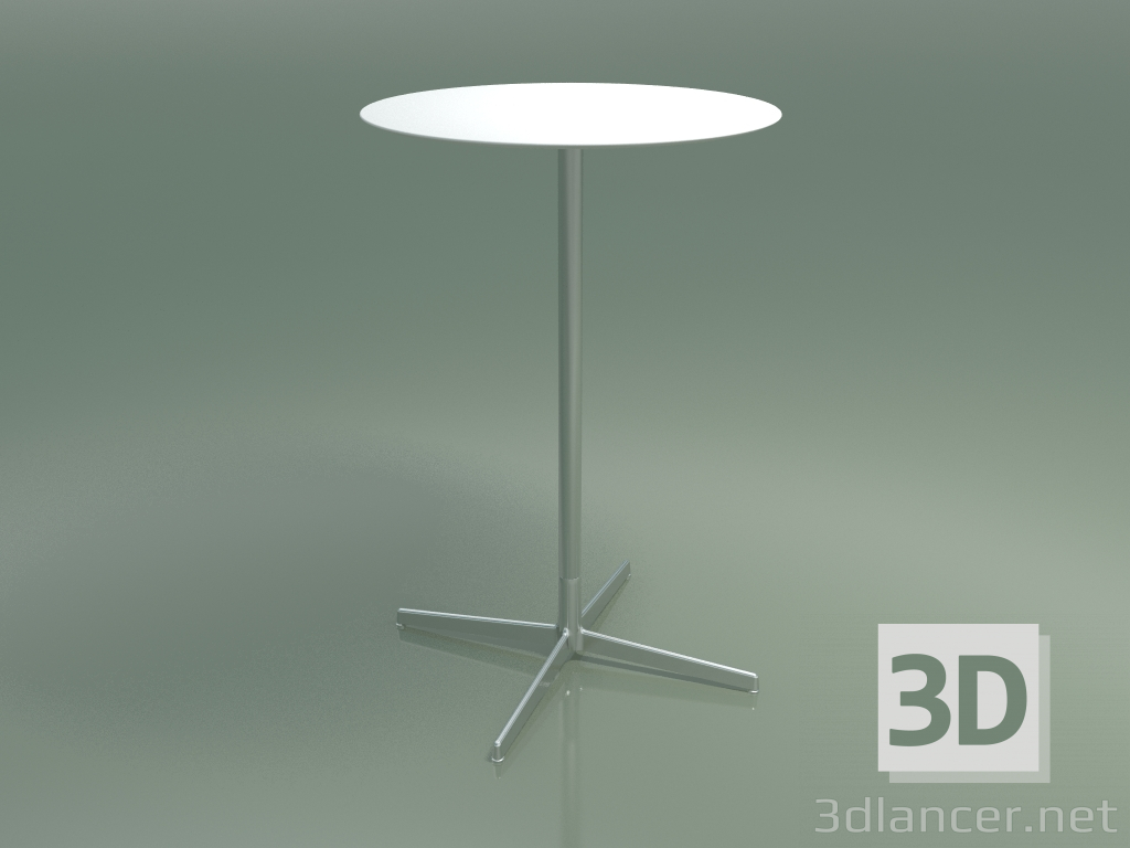 Modelo 3d Mesa redonda 5562 (H 103.5 - Ø 69 cm, branco, LU1) - preview