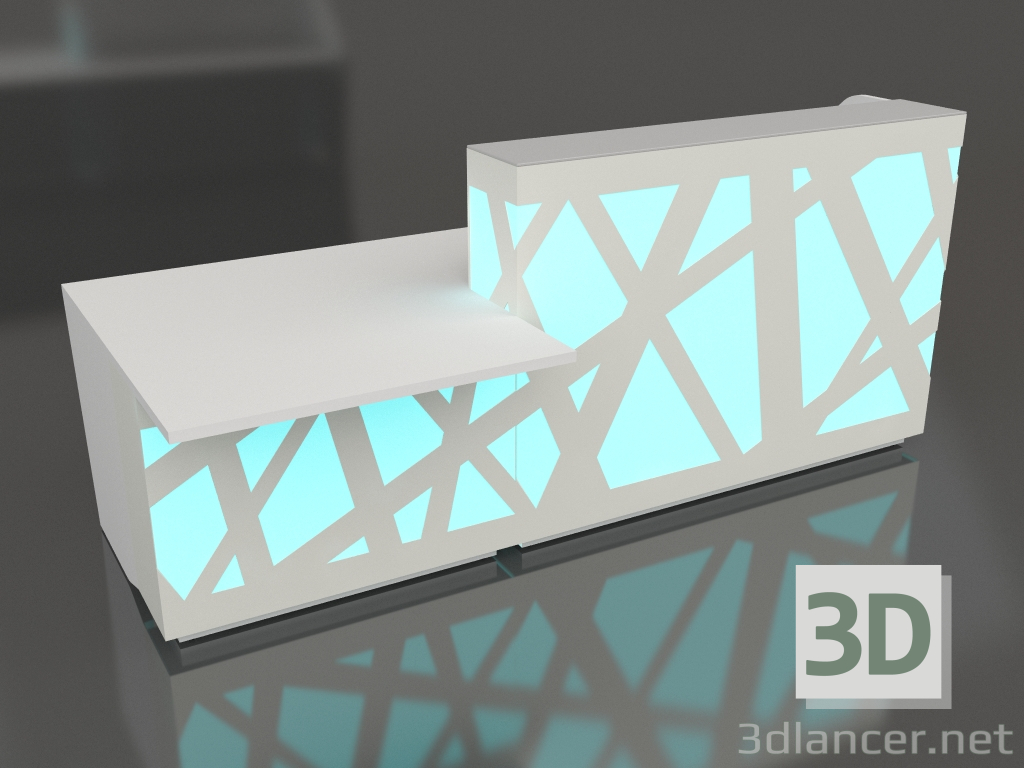 3d model Recepción ZigZag LZG50 (2600x1180) - vista previa