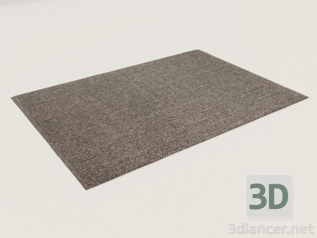 modello 3D Tappeto CATALINA CORVO NATURALE - anteprima