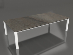 Mesa de centro 70×140 (Blanco, DEKTON Radium)