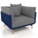 3d model Armchair (Night blue) - preview