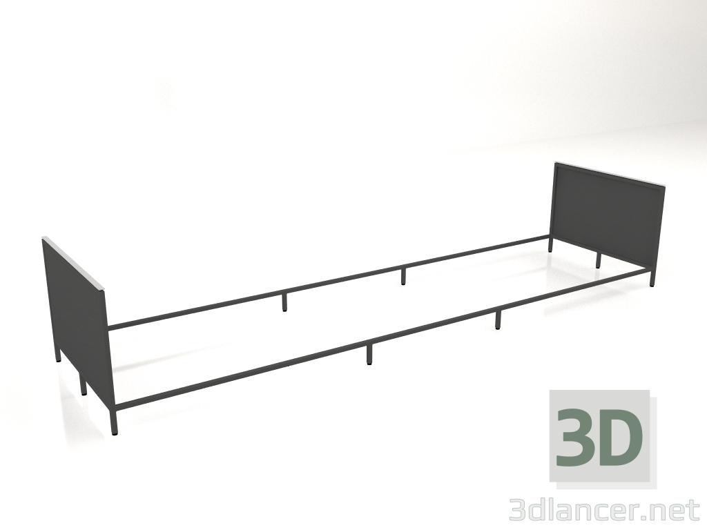 modèle 3D Island V1 sur 120 frame 6 (noir) - preview