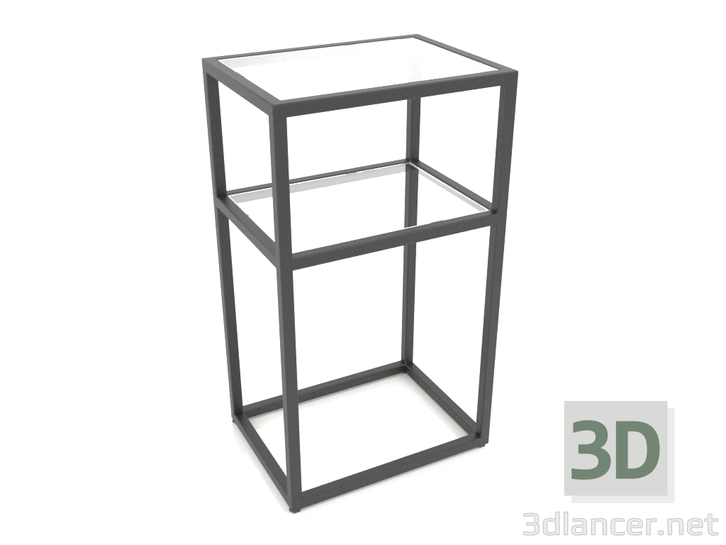 3d model Rectangular cabinet (GLASS, 40x30x70) - preview