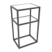 3d model Rectangular cabinet (GLASS, 40x30x70) - preview