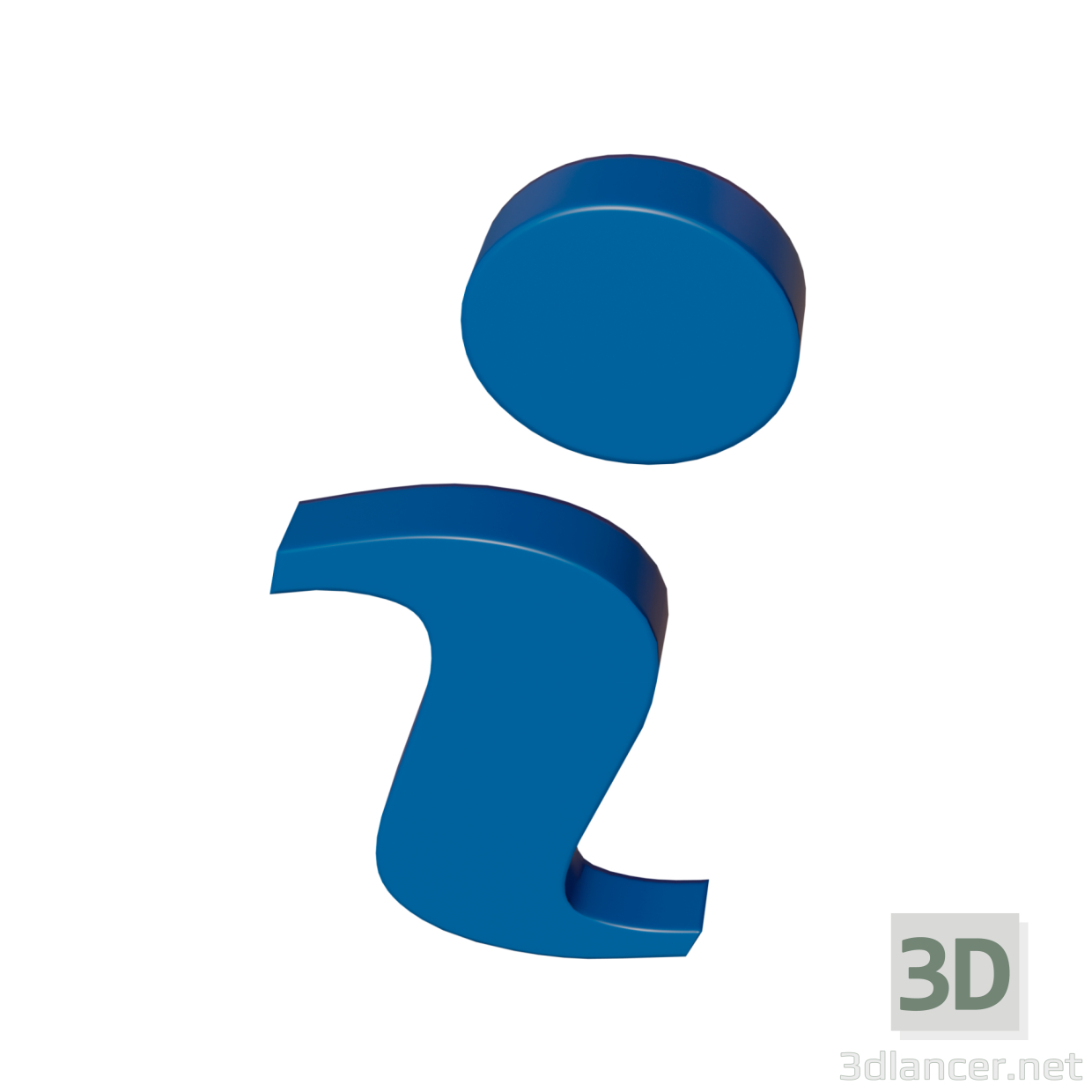 modello 3D Segnale informativo - anteprima