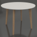 3d model Mesa de comedor Skanda (1000, blanca) - vista previa