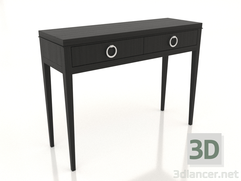 Modelo 3d Consola 1200 mm (preto RAL 9005) - preview