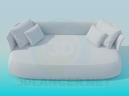 modèle 3D Canapé - preview