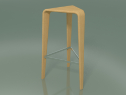 Stool 3802 (H 76 cm, Natural oak)