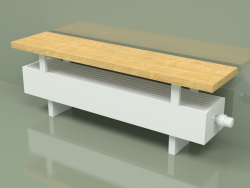 Convector - Aura Bench (140x1000x186, RAL 9016)