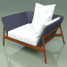 3d model Sofa 001 (Metal Rust, Batyline Blue) - preview