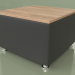 3d model Coffee table Malta (Black leather) - preview