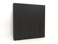 Armoire MW 02 bois (2700x600x2800, bois noir)