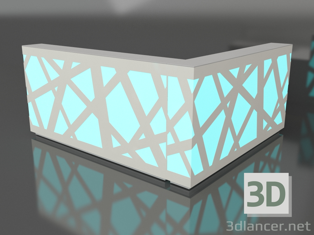 3d model Reception desk ZigZag LZG44 (2480x2200) - preview