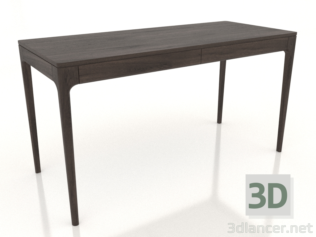 3D Modell Arbeitstisch FARGO 1400x600x750 mm (Wenge-Eiche) - Vorschau 3D Modell Arbeitstisch FARGO 1400x600x750 mm (Wenge-Eiche) - Vorschau