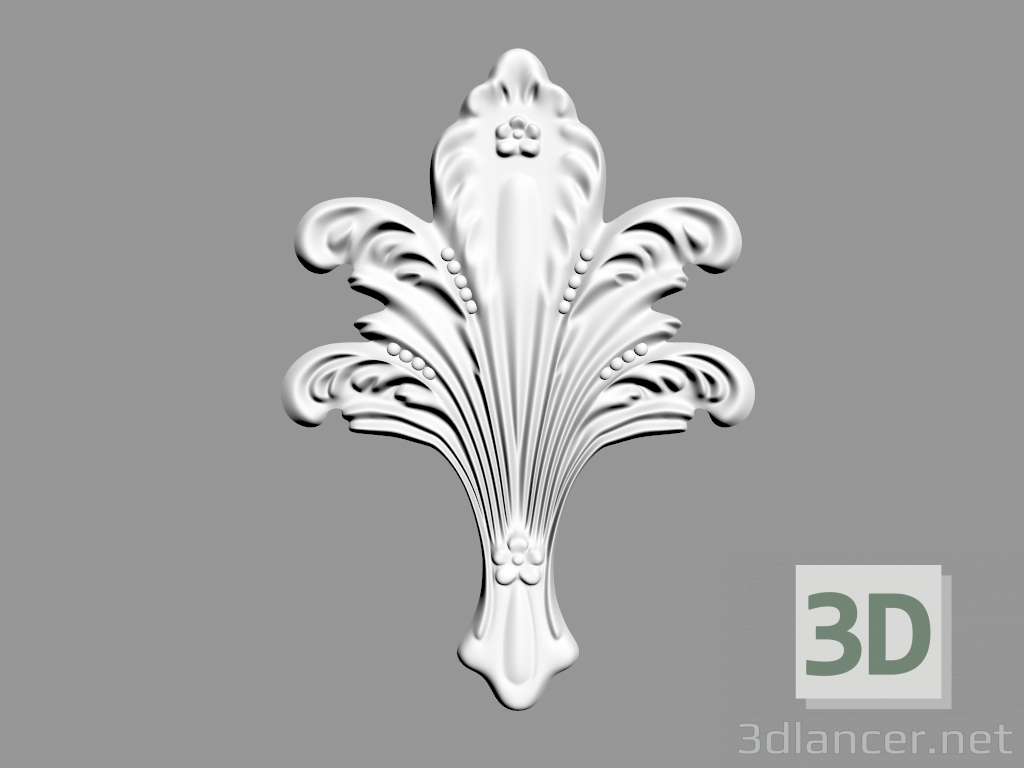 Modelo 3d Decoração de parede (F31) - preview