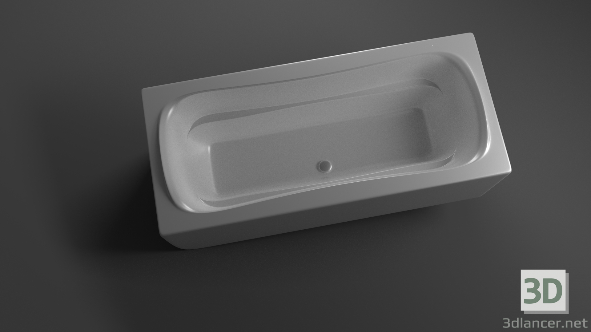 3d model Bath - preview