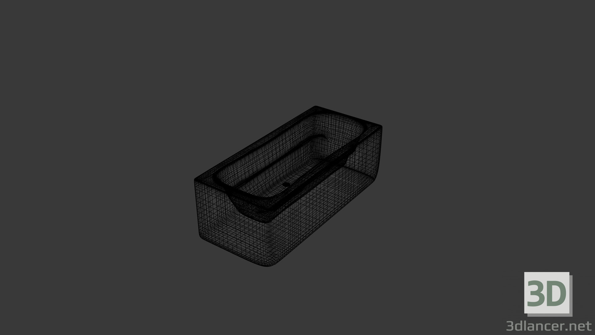 3d model Bath - preview