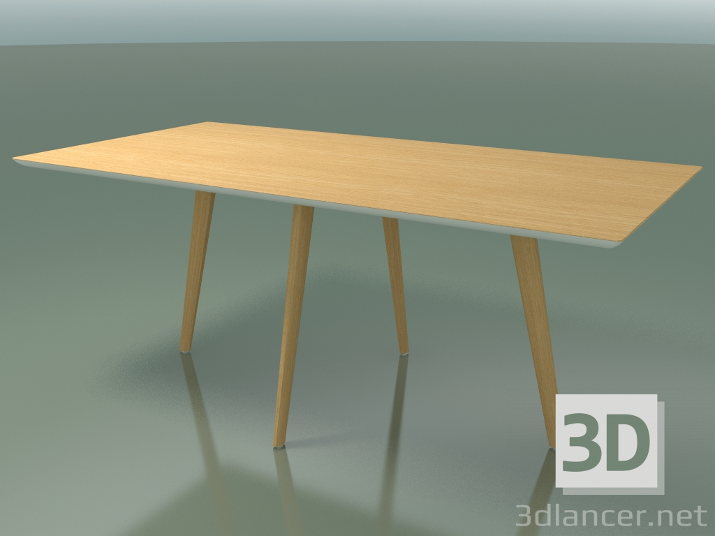 3d модель Стол прямоугольный 3505 (H 74 - 180х90 cm, М02, Natural oak, вариант 1) – превью