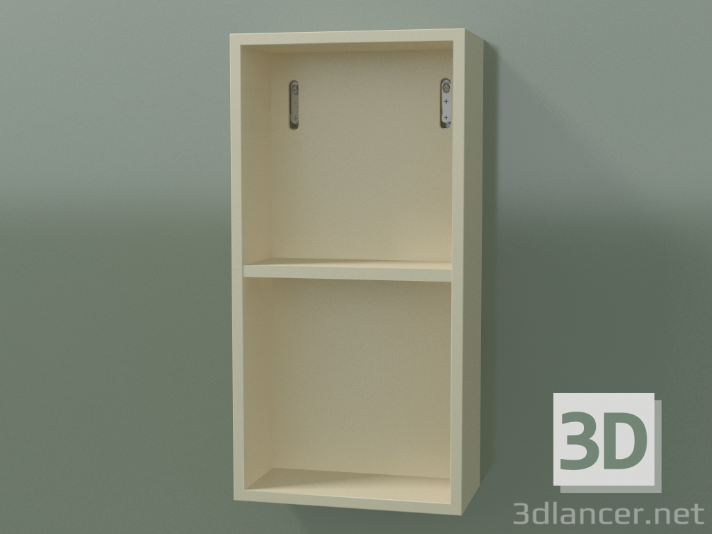 modello 3D Mobile alto Wall (8DUADA01, Bone C39, L 24, P 12, H 48 cm) - anteprima