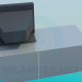 3d model Bedside table with shelves for video and audio systems - preview