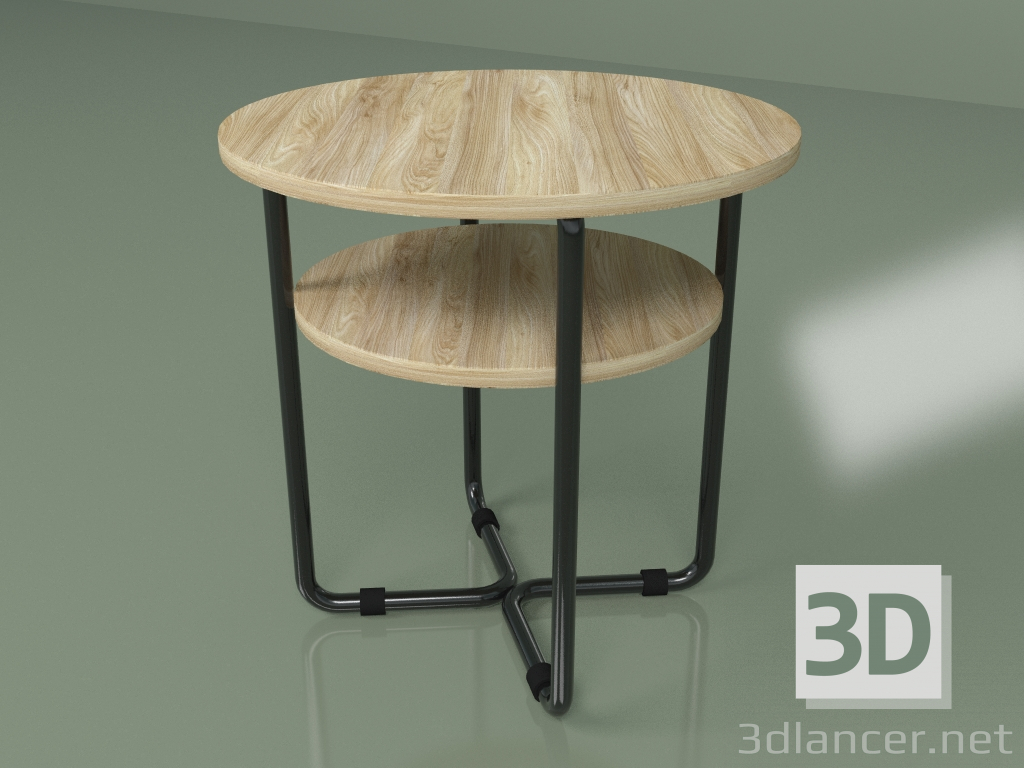 modèle 3D Table basse (placage clair) - preview