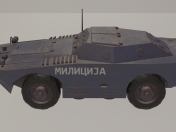 Milicia BRDM-1 de Yugoslavia