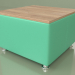 3d model Coffee table Malta (Green leather) - preview