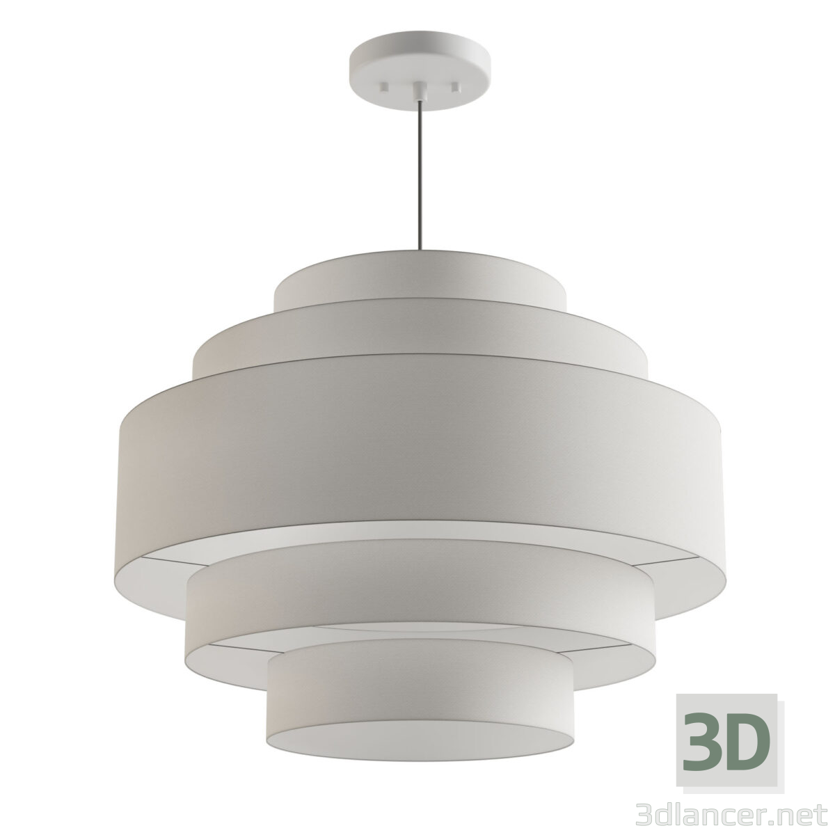 3d Chandelier Indigo Zemfira model buy - render