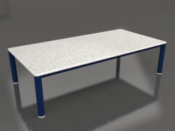 Table basse 70×140 (Bleu nuit, DEKTON Sirocco)