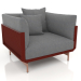 3d model Armchair (Wine red) - preview