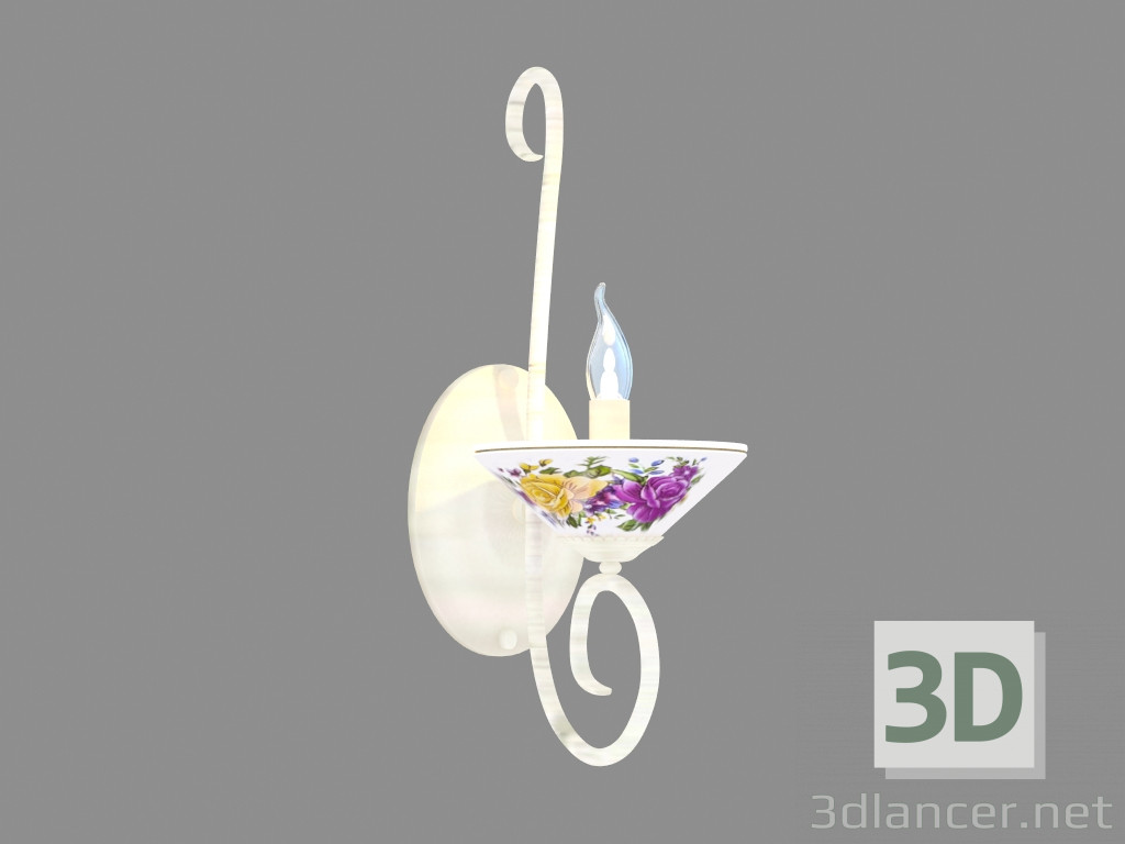 3d model Soporte mural A2061AP-1WG - vista previa