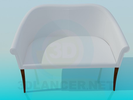 modello 3D Divano - anteprima