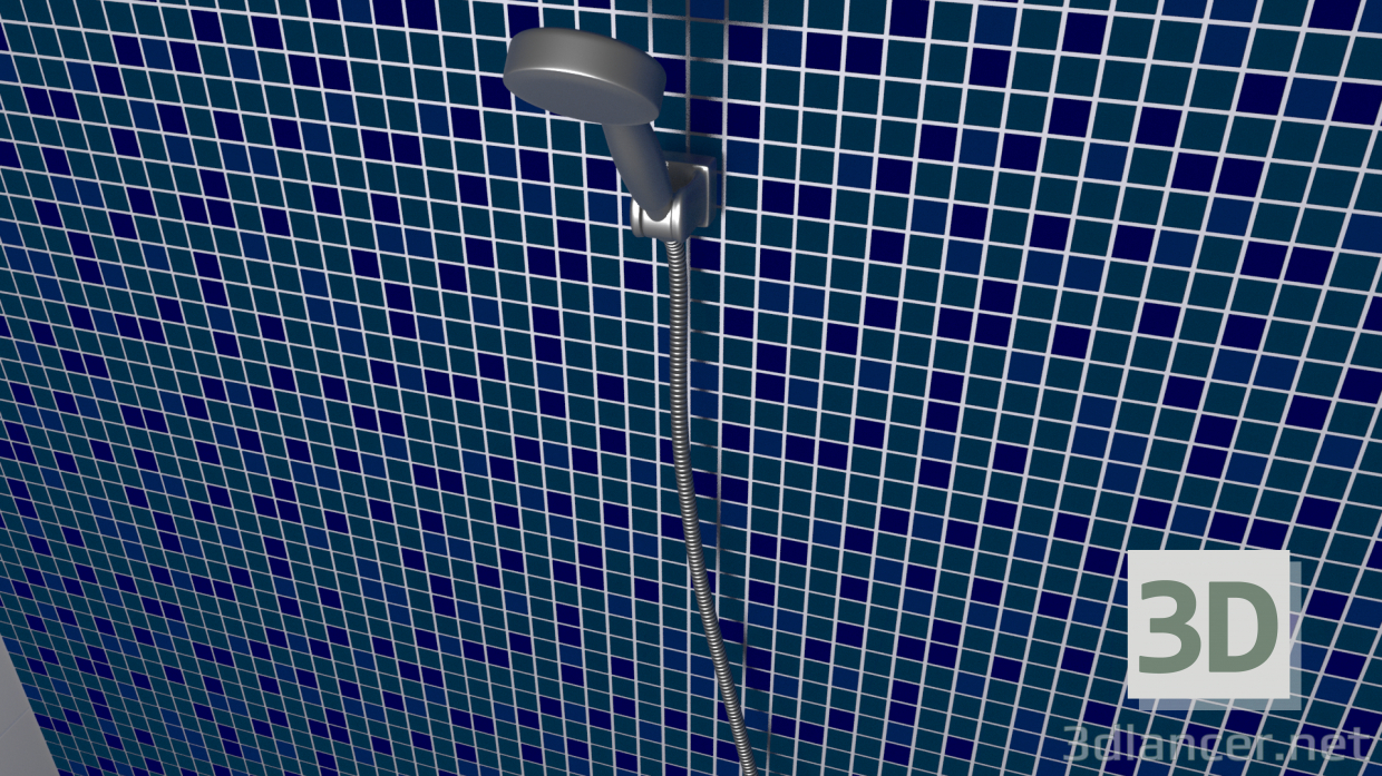 3d model Shower watering can - preview