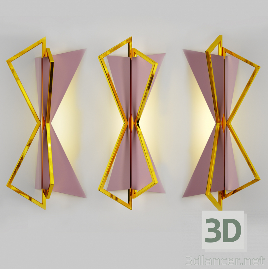 3d Cassir Wall Light модель купити - зображення