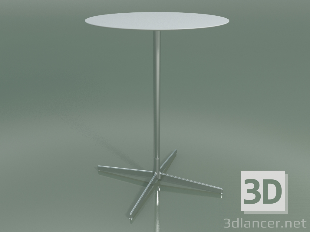 Modelo 3d Mesa redonda 5563 (H 103.5 - Ø 79 cm, branco, LU1) - preview