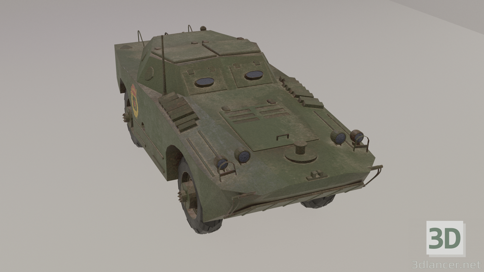 BRDM-1 Wache 3D-Modell kaufen - Rendern