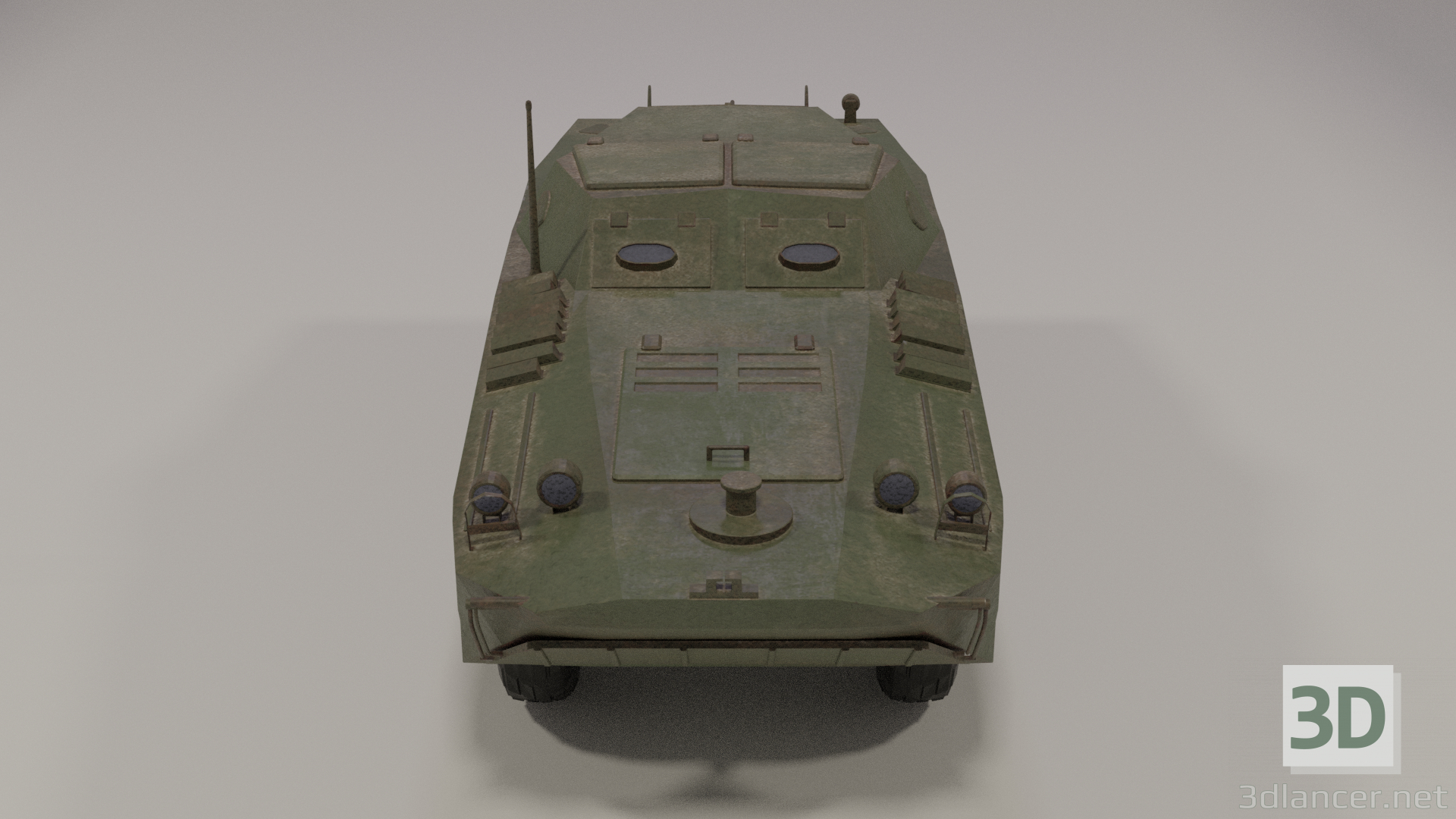 3d BRDM-1 Guard model buy - render