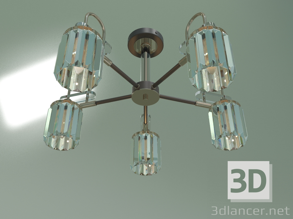 Modelo 3d Candelabro de teto Tenia 70090-5 (ouro) - preview