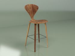 Tabouret de bar Cherner 2 (noyer)