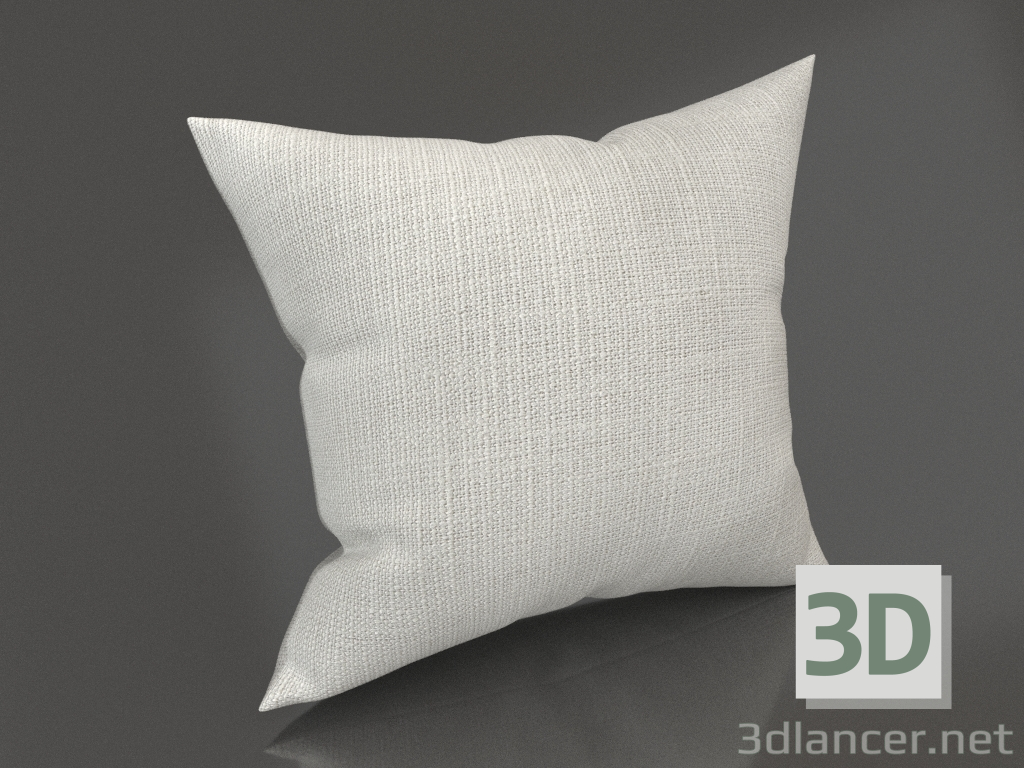 3d model Almohada Escandinavia (blanco) - vista previa